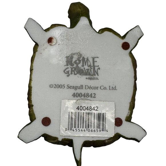 Enesco Home Grown Anthropomorphic Pineapple Turtle Fruit Figurine Tortoise 2005 - Picture 3 of 11